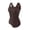 Dark Brown, variant on Womens Shapewear Bodysuit, Extra Firm Waist Cincher Tummy Control Sculpting Thong Body Shaper Coffee L