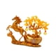 thumbnail image 5 of Figura de caballo con forma de lingote, coleccionable, adorno de lingote, decoración del hogar. Oro, 5 of 8