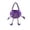 Purple, variant on VeFlora Halloween Pumpkin Handbags Pastel Small Pumpkin Basket Trick or Treat Buckets Goodie Candy Gift Bags with Handle for Halloween Exchange Supplies(Orange/One Size)