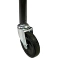 thumbnail image 7 of Champion Sports Ultimate Lockable Ball Locker – Heavy Duty Powder Coated Steel Ball Locker with Swivel Caster and Rear Wheels – Hinged Lid - Holds Up to 30 Balls – Black, 7 of 7