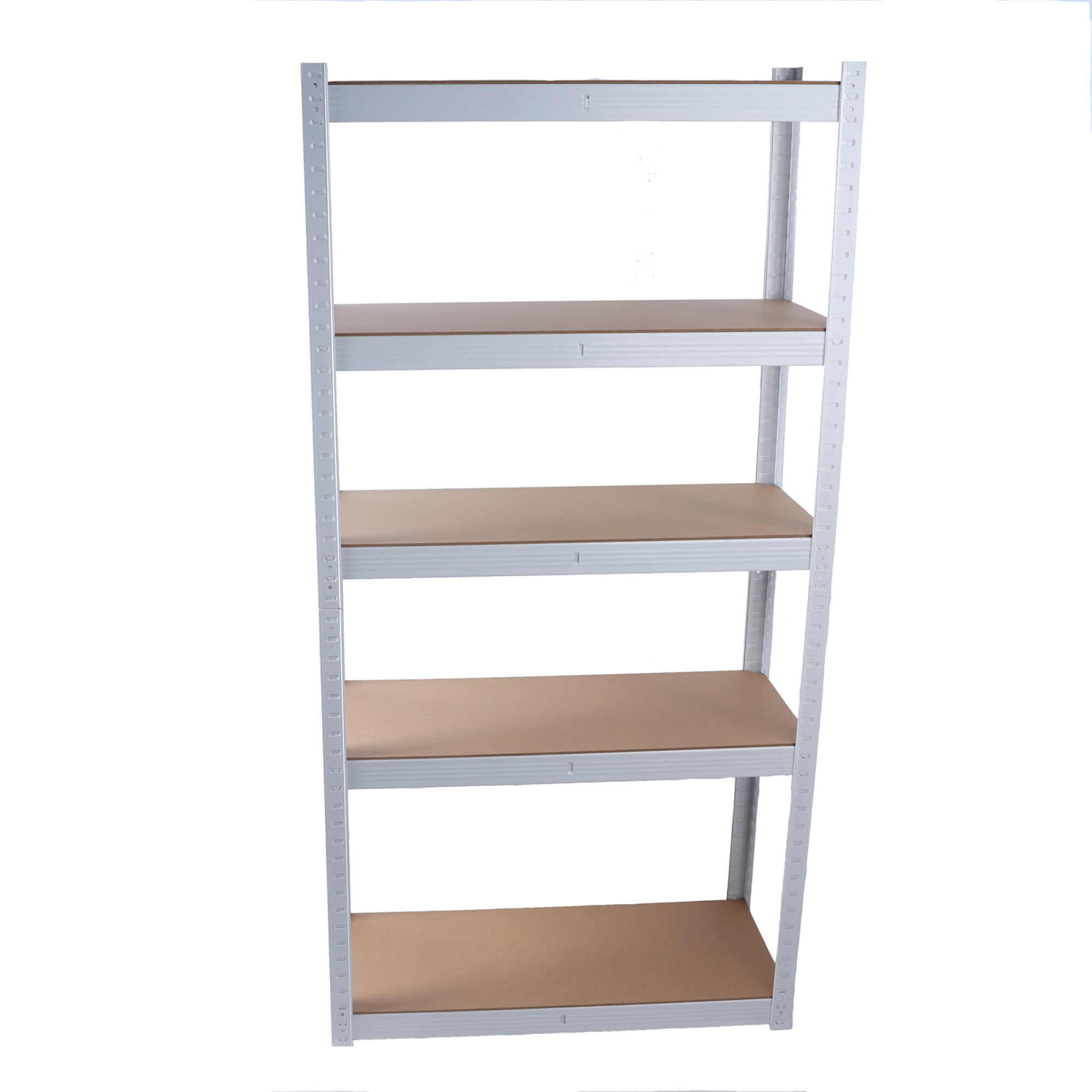 Jopath 5 Tier Storage Shelving Unit Adjustable Garage Storage Utility Rack Heavy Duty Shelves Organization Multipurpose Shelf for Warehouse Basement Pantry White 29" W x 12" D x 59" H