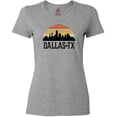 thumbnail image 3 of Inktastic Dallas Texas Skyline Vintage Women's T-Shirt, 3 of 5