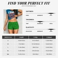 thumbnail image 5 of Rocae Green Glitter for Women's Quick-Dry Running Shorts,Ladies Active Athletic Apparel Yoga Workout Gym Running Volleyball Spandex Shorts Small, 5 of 9