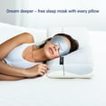 thumbnail image 2 of CHUN YI Gel Memory Foam Pillow Dual-Firmness Queen Size Bed Pillows for Side & Back Sleepers, Travel Bag & Eye Mask Included, 2 of 5