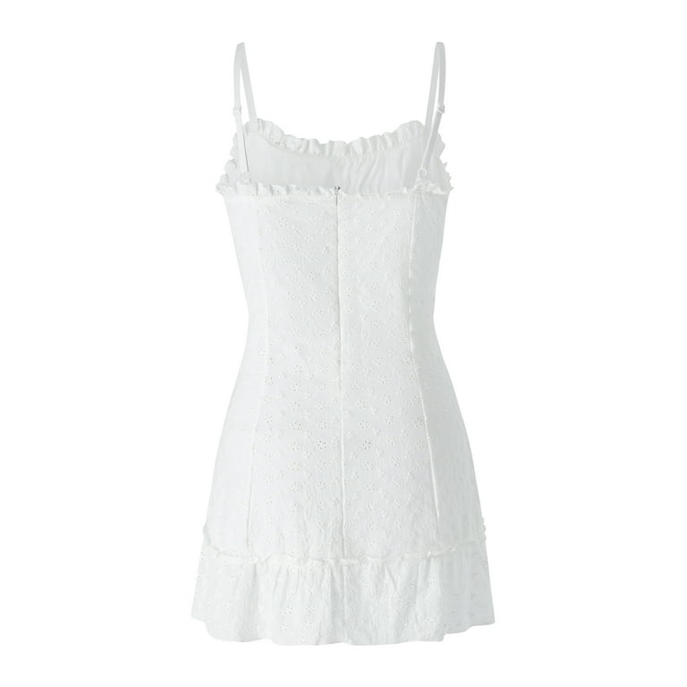 White sundress cheap walmart