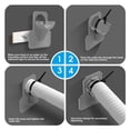 thumbnail image 4 of 2pcs Swimming Pool Pipe Holder Tool Kit Hose Holder Fitting Fit, 4 of 9