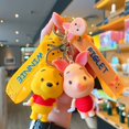 thumbnail image 4 of Disney Anime Cartoon Mickey Mouse Stitch Figure Keychains Kawaii Minnie Donald Duck Piglet Key Chain Model Kid Toy Children Gift, 4 of 5