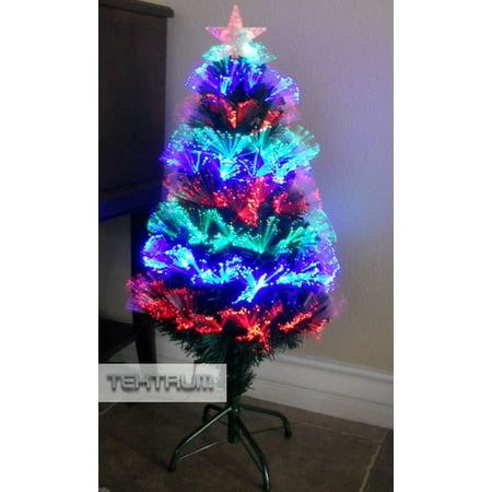 tektrum 36 quot christmas color changing fiber optic circular tektrum 36 quot christmas color changing fiber optic circular