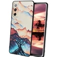 thumbnail image 1 of Compatible with Samsung Galaxy S20 Phone Case, mountain-tree-painting-191 Case Men Women, Flexible Silicone Shockproof Case for Samsung Galaxy S20, 1 of 1