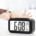 thumbnail image 1 of Alarm Clock LCD Digital Alarm Clock Battery Operated LED Table Clock with Night Light & Snooze Function Digital Clock Portable Digital Desk Alarm Clock for Home Office, 1 of 2