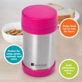 thumbnail image 6 of Bentology Stainless Steel Vacuum Insulated Food Jar - 17 oz Pink - Large Lunch Jar for Soup and more - Contains No Phthalates, BPA, or PVC, 6 of 6