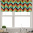thumbnail image 3 of Ambesonne Chevron Valance & Curtain, Royal, 55"x36", Multicolor, 3 of 6