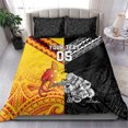 thumbnail image 2 of Nueva Zelanda y Papúa Nueva Guinea Rugby Ropa de cama personalizada Set Maori Kiwi Con Pájaro, 2 of 6