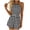 Black, variant on Womens Halter Neck Romper Casual Print Tie Waist Elastic High Waist Sleeveless Short Jumpsuit Summer Beach One Piece Outfits
