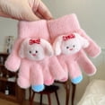 thumbnail image 2 of KyCheLot Boys' Girls' Winter Gloves Elastic Full Finger Fleece Gloves Kids Cute Thicken Warm Gloves, 2 of 4