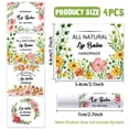 25sheets Rectangle Self-Adhesive Plastic Lipstick Tag Stickers ...