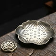 thumbnail image 5 of Leaveforme Incense Holders for Sticks - Portable Alloy Lotus 9 Holes Incense Burner, 5 of 8