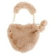 thumbnail image 2 of 1 pieza de felpa en forma de corazón bolso femenino encantador bolso peludo para invierno otoño, 2 of 5