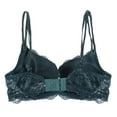 thumbnail image 4 of Wuffmeow Lace Embroidery Padded Push Up Bra Women Comfortable Bra, 4 of 4