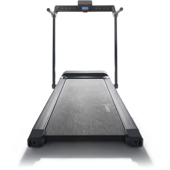 Sunny Health & Fitness Strider Foldable Treadmill, 20-Inch Wide Running Belt, Customizable Workout Programs, Pulse Sensors with Optional Exclusive SunnyFit App and Enhanced Bluetooth Connectivity