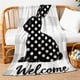 thumbnail image 5 of Manta con estampado de conejito y huevos de Pascua | Manta suave de poliéster para sofá cama | 130 x 90 cm, decoración navideña primaveral para habitación infantil y picnics al aire libre, 5 of 6