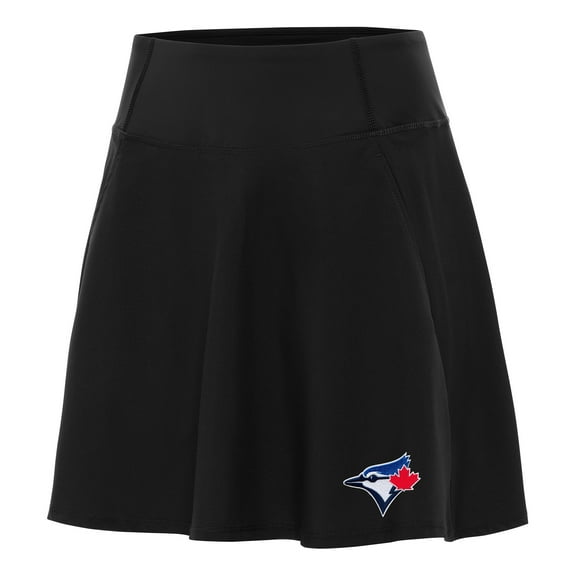 Women's Antigua Black Toronto Blue Jays Chip Skort