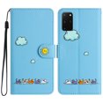 thumbnail image 5 of Allytechgroup for Samsung Galaxy S20 Plus Wallet Cover, Samsung Galaxy S20 Plus Wallet Case with Strap, PU Leather Shock Absorption Folio Flip Stand Card Slots Wallet Magnet Cover Case - Blue, 5 of 8