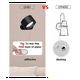 thumbnail image 4 of Lámpara de pared para interiores, lámpara con batería recargable por USB, 3 niveles de brillo, blanco cálido/natural/negro, control táctil, 4 of 4