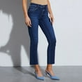 thumbnail image 2 of YDLCAFD Women's Boyfriend Jeans Stretchy Ripped Distressed Denim Pants M, 2 of 7
