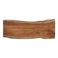 thumbnail image 4 of Alaterre Furniture Hairpin Natural Live Edge 48" Wood with Metal Media Console Table, Natural, 4 of 8