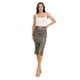 thumbnail image 1 of Falda de vinipiel con cinto Roman Fashion /Juvenil, 2021 (Verde militar) verde oscuro CH, 1 of 4