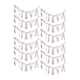 thumbnail image 1 of Guirnalda de lazos de 12 piezas para decoración de fiestas de cumpleaños. Decoración colgante para fiestas. Encaje rosa, 1 of 9