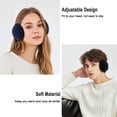 thumbnail image 6 of Loritta 2 Pacs Winter Earmuffs for Women, Warmer Fleece Classic Accessory Gift Outdoor Black and Navy, 6 of 6