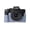 Blue, variant on GadgetCom Camera Half Case Compatible with Panasonic Lumix G100K / G100D , Anti-Slip PU Leather Shell Protective Cover