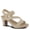 BEIGE, variant on Spring Step Asymadade Sandals for Women - Low Heel Slip-On Summer Sandals - Ladies Casual Platform Sandal with Hook and Loop