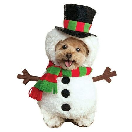 Walking Snowman Pet Costume
