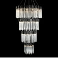thumbnail image 7 of 309C30RN-Varaluz Lighting-Matrix - 30 Light 4-Tier Chandelier In Glam Style-95 Inches Tall and 40 Inches Wide-Black Finish, 7 of 7