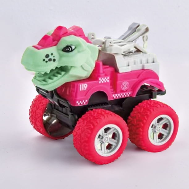 Coche de juguete educativo para niños, dinosaurio, vehículo de ingeniería, excavadora de plástico, juguete para niños.