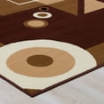 thumbnail image 5 of Allstar Brown Area Rug. Contemporary. Abstract. Traditional. Formal. Shapes. Spirals. Circles (7' 7" x 10' 6"), 5 of 7