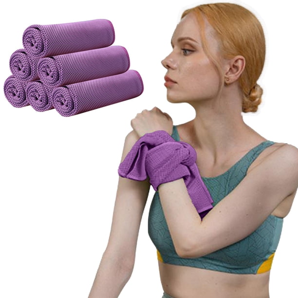 onlyliua Liquidación Toallas de Secado Rápido, Toallas de Microfibra para El Sudor, para Yoga, para Cuello y La Cara, Toalla Fría para Exteriores, Suave y Transpirable para Fitness, Correr, Gimnasio,