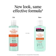 Neutrogena Acne Stress Control Face Toner, Acne Treatment with Salicylic Acid, 8 fl oz