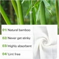 thumbnail image 2 of 10 Pack Dishcloths Bamboo Dish Cloths Towels 12" x 12" Kitchen Wash Cloths Machine Washable Cleaning Cloths Absorbent Reusable Small Dish Rags for Washing Dishes Odor Free (Bamboo fiber,10 pcs), 2 of 7