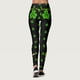 thumbnail image 4 of MKLEKYY Leggings estampados de rayas Paddystripes para mujer, pantalones verdes de buena suerte, para yoga, correr, gimnasio, 4 of 4