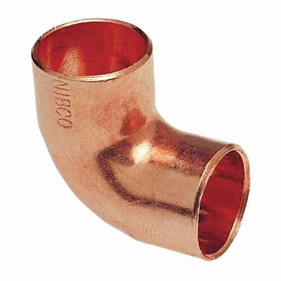 Nibco Reducing Elbow,90,Wrot Cu,3/4"x5/8" 607R 3/4X5/8
