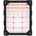 thumbnail image 5 of Wall Mount Hardware and Craft Storage Cabinet Organizer with 39 Drawers, Plastic Garage Organization System with Dividers for Small Parts, Black, Orange, 5 of 7