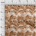 thumbnail image 2 of oneOone Cotton Jersey Rust Brown Fabric Abstract Quilting Supplies Print Sewing Fabric By The Yard 58 Inch Wide, 2 of 5