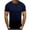 Navy, variant on WREESH Men's 3D Muscle Print T-Shirt Funny Oktoberfest Fashion Round Neck Short Sleeve Blue