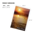thumbnail image 3 of Lantern Press 1000 Piece Jigsaw Puzzle, Padre Island National Seashore, Sunset, 3 of 5