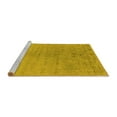 thumbnail image 2 of Ahgly Company Machine Washable Indoor Rectangle Oriental Yellow Industrial Area Rugs, 7' x 9', 2 of 4