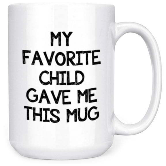 J.Ehonace Ceramic Mug with Easy-to-Grip Handle - Gift for Mom, Dad, Grandma, Grandpa from Daughter, or Son